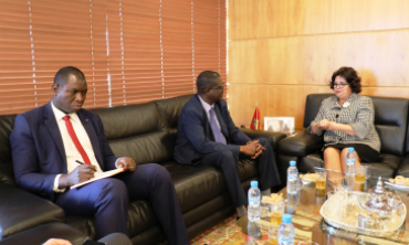 La Présidente de la HACA s'entretient avec l'Ambassadeur du Burkina Faso au Maroc