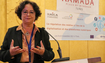 « La désinformation et le complotisme fragilisent les démocraties », la présidente de la HACA, Mme Latifa Akharbach au séminaire international du Réseau Francophone des Régulateurs des Médias Tunis le 9 novembre 2021