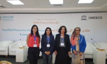 « Les stéréotypes de genre véhiculés par les médias créent un nouveau plafond de verre pour la femme » Mme Akharbach au Forum Euromed Femmes pour le Dialogue organisé à Amman.