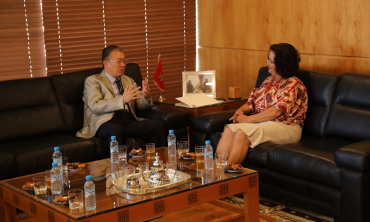 رئيسة الهيأة العليا تجري محادثات مع السيد لي لي سفير جمهورية الصين بالمغرب