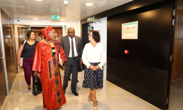 La Présidente de la HACA s'entretient avec la Présidente de la Commission Africaine des Droits de l’Homme et des Peuples Mme Soyata Maiga