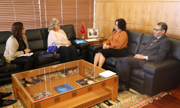 رئيسة الهيأة العليا تجري محادثات مع السيدة كولدا الخوري، مديرة مكتب اليونسكو بالرباط