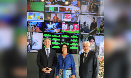 Le ministre palestinien de l’information en visite à la Haute Autorité de la Communication Audiovisuelle